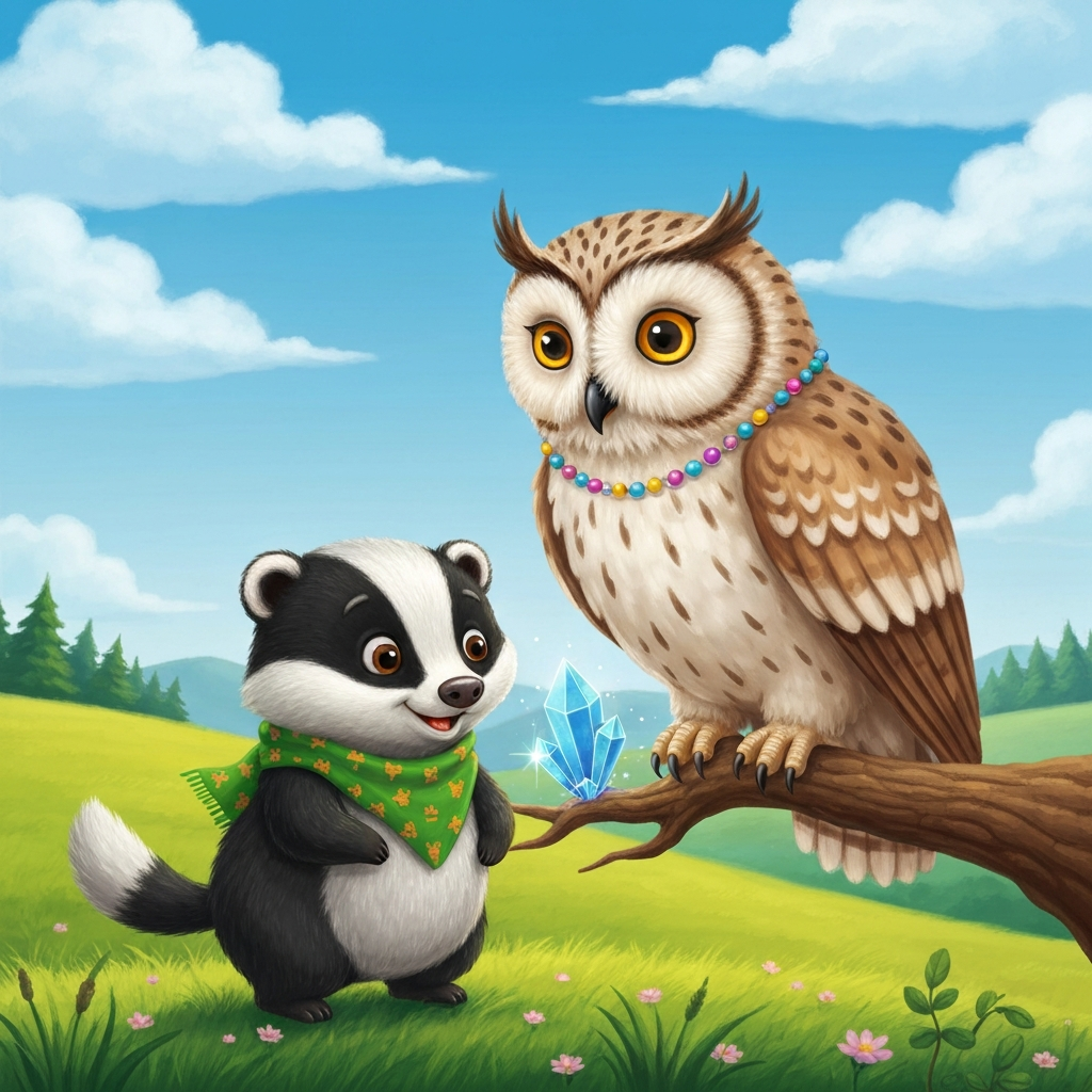 The Curious Badger's Adventure