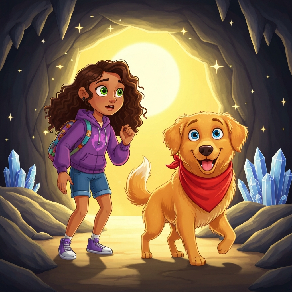 Illustration for The Entrance to the Crystal Cave