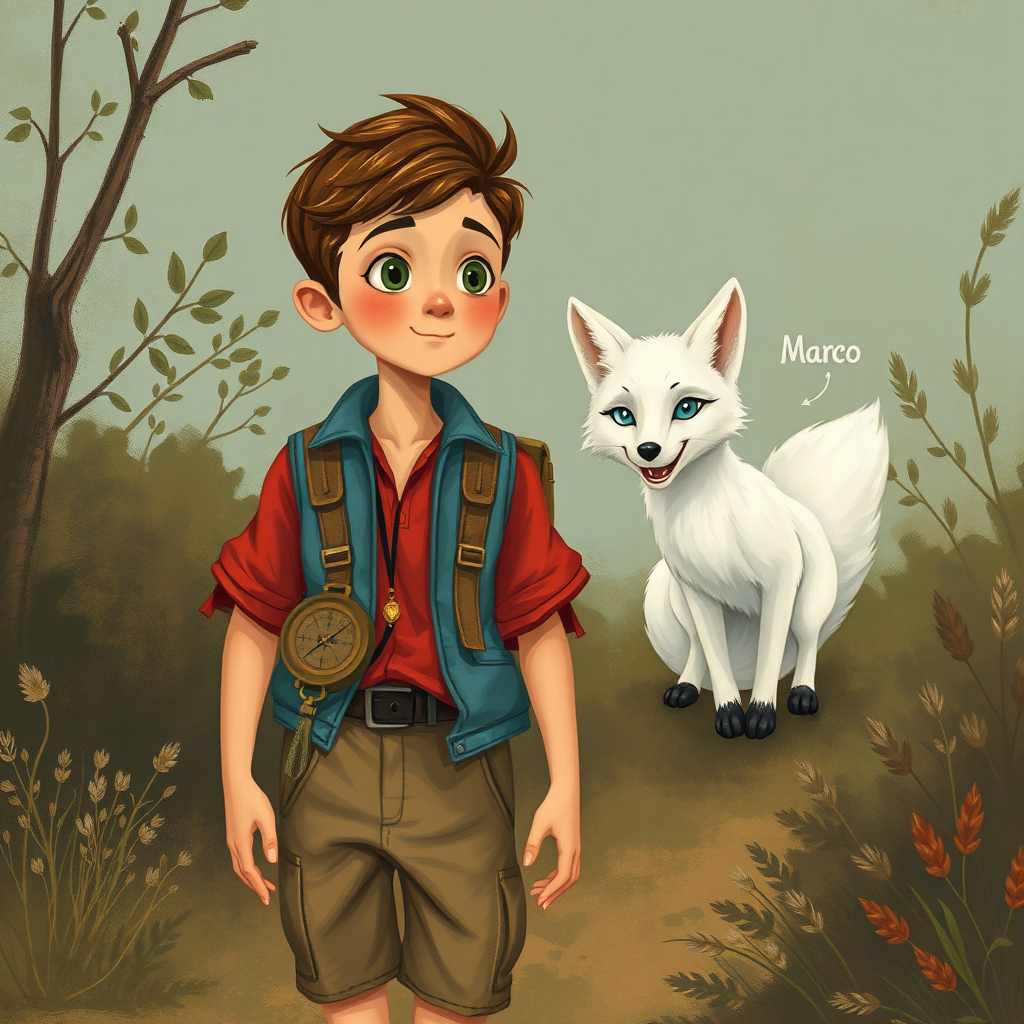 Illustration for A Fox Named Luna