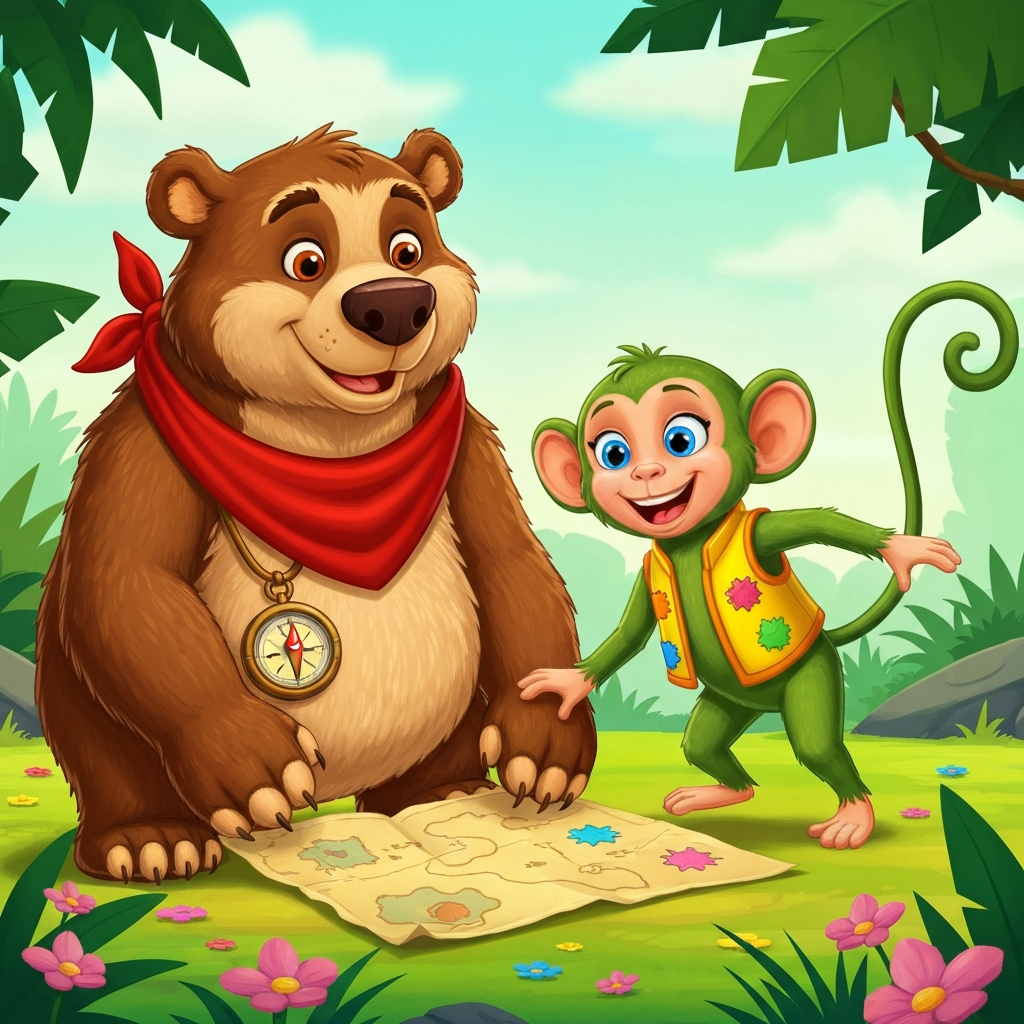 Illustration for A Mysterious Map