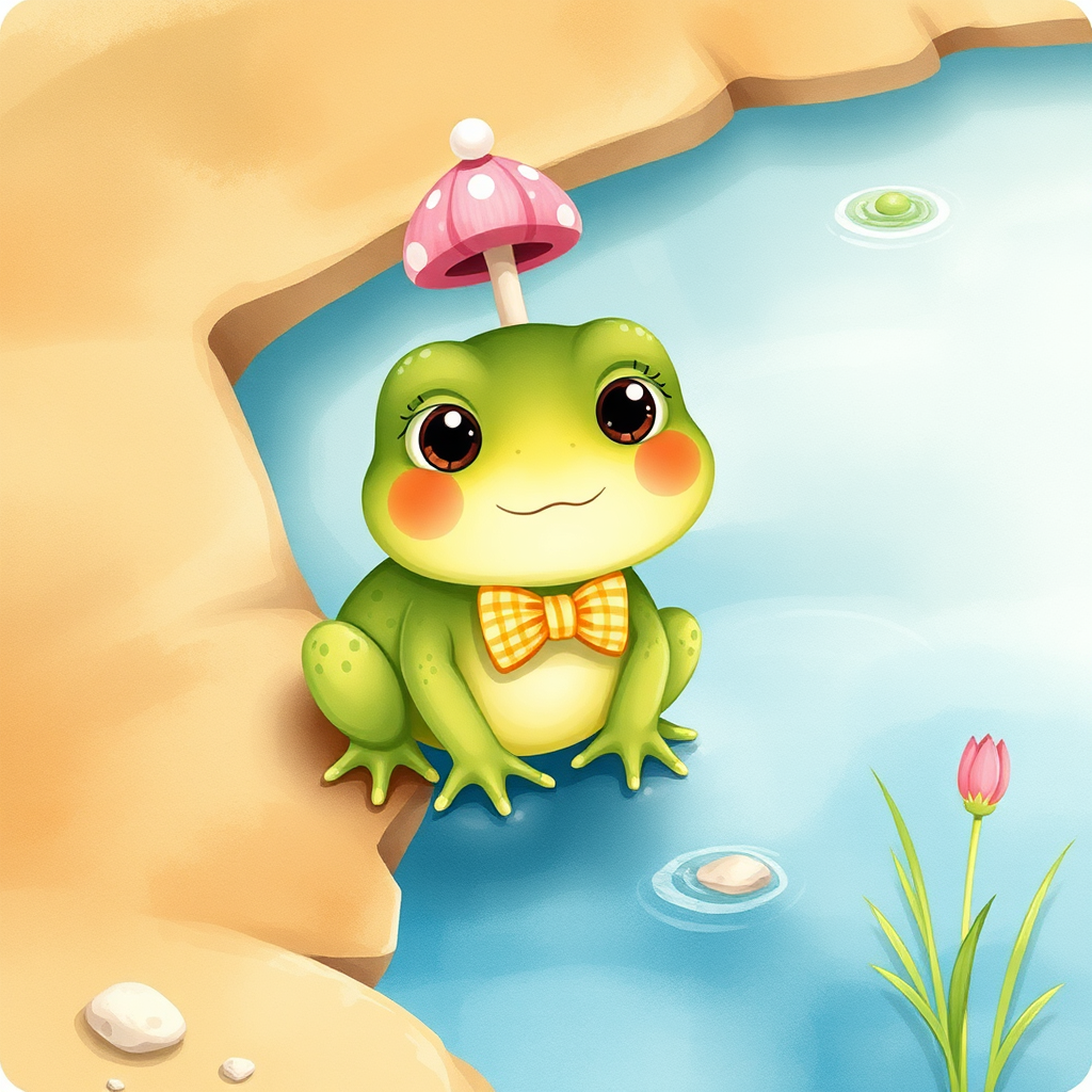 Illustration for The Bouncy Pond