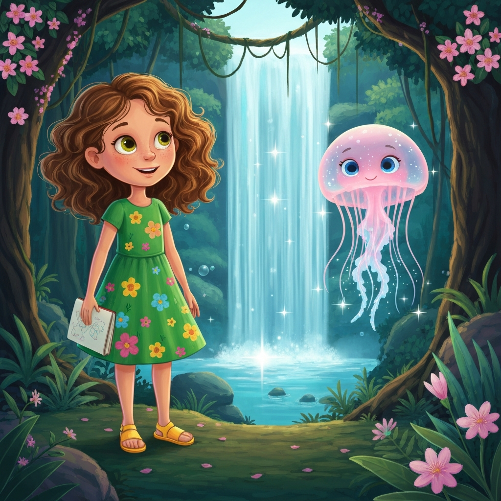 Melina and the Whispering Waterfall