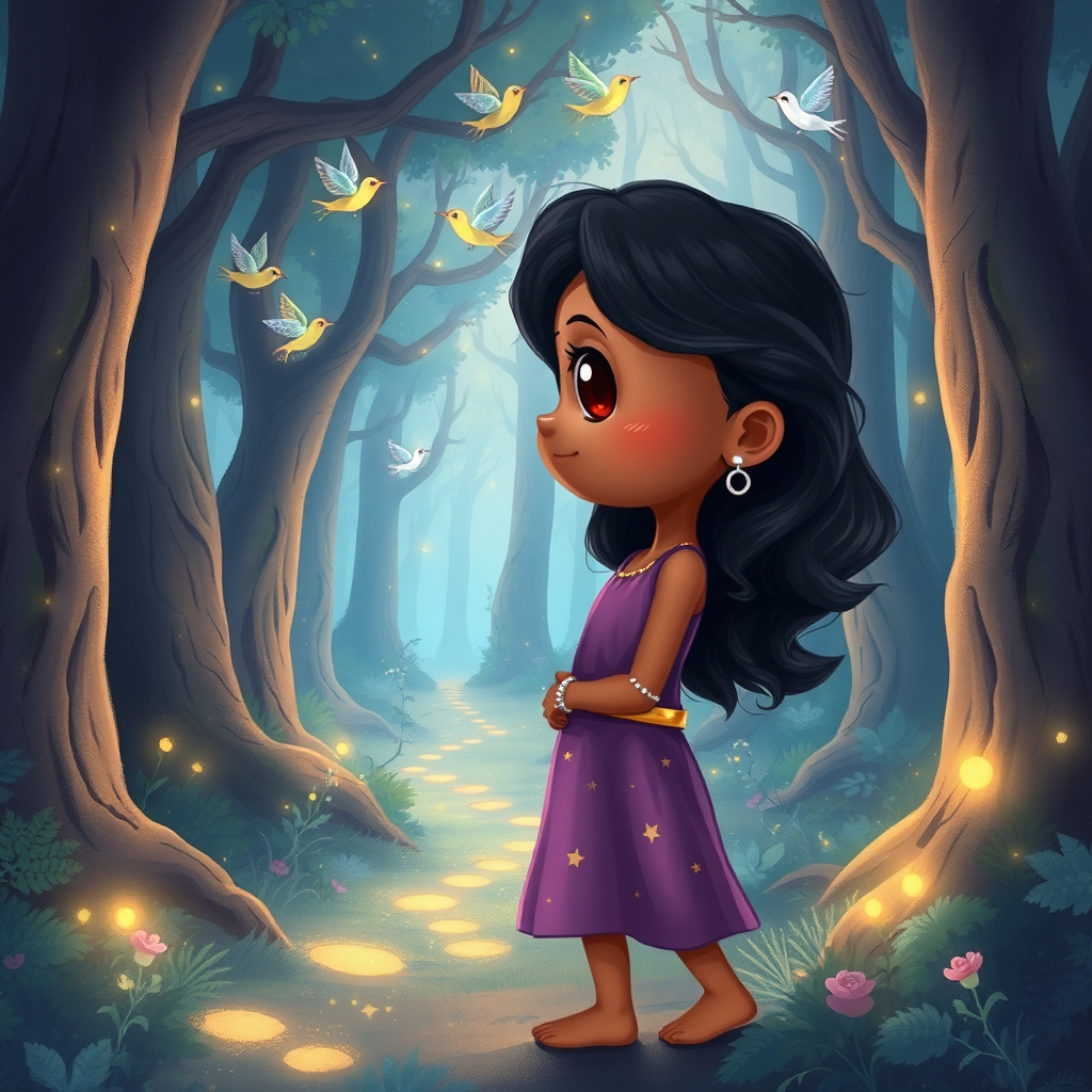 Illustration for Into the Dreamy Forest