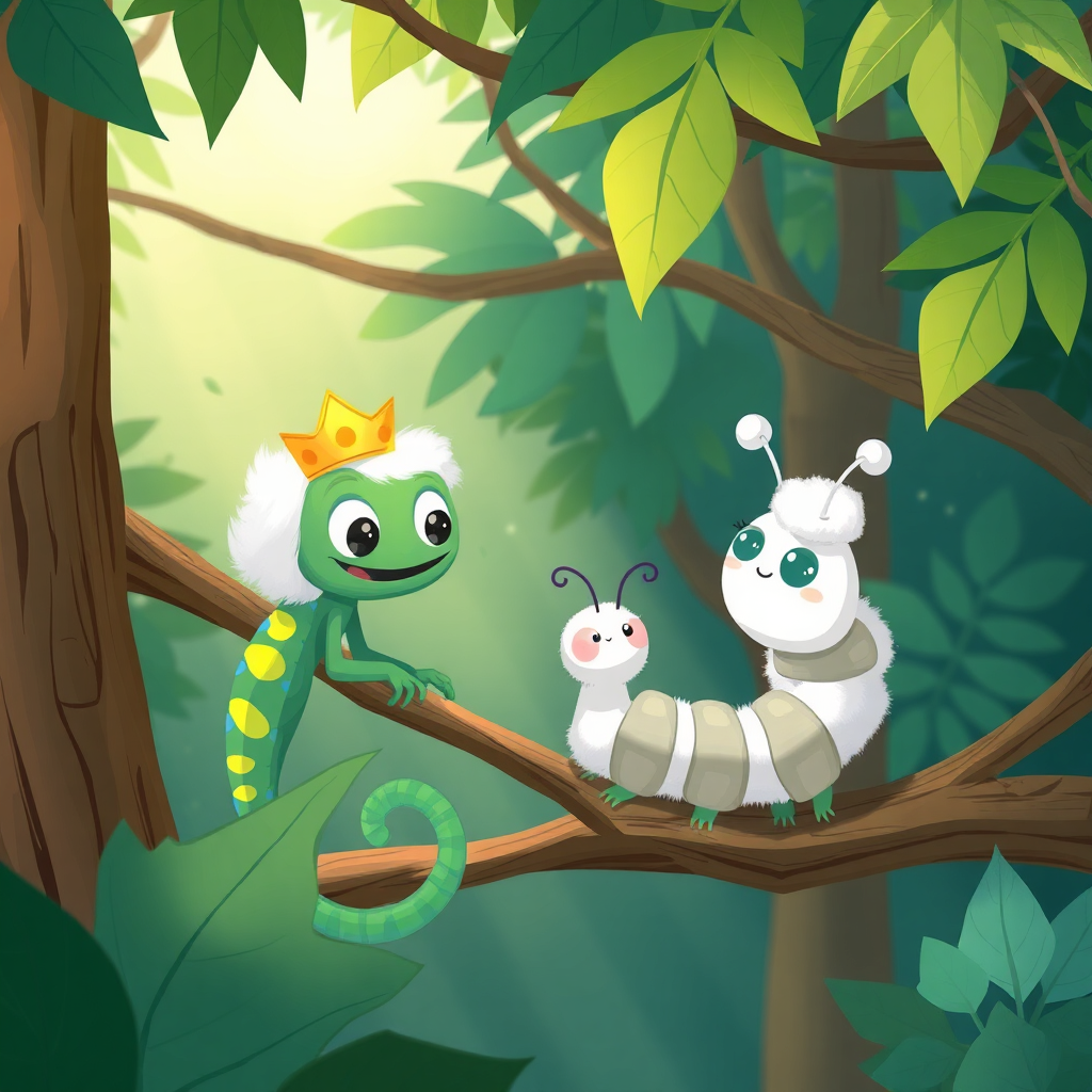 Illustration for A Morning in the Colorful Canopy