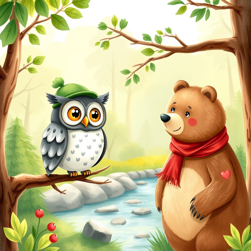 Illustration for A Problem in the Forest