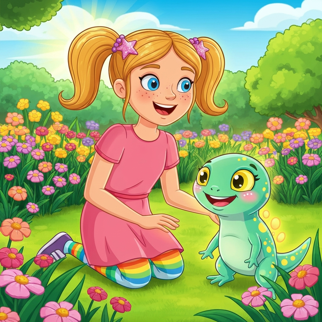 Illustration for Lily's Dreamy Garden